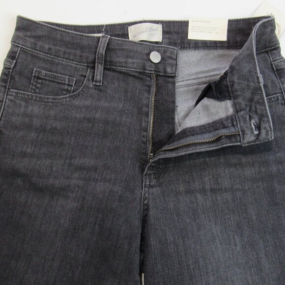Universal Thread Women's High - Rise Skinny Denim Jeans Dark Gray Size 8Reg - Picture 3 of 8